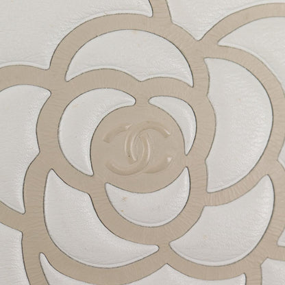 Chanel Camellia, Beige, Leather, tote