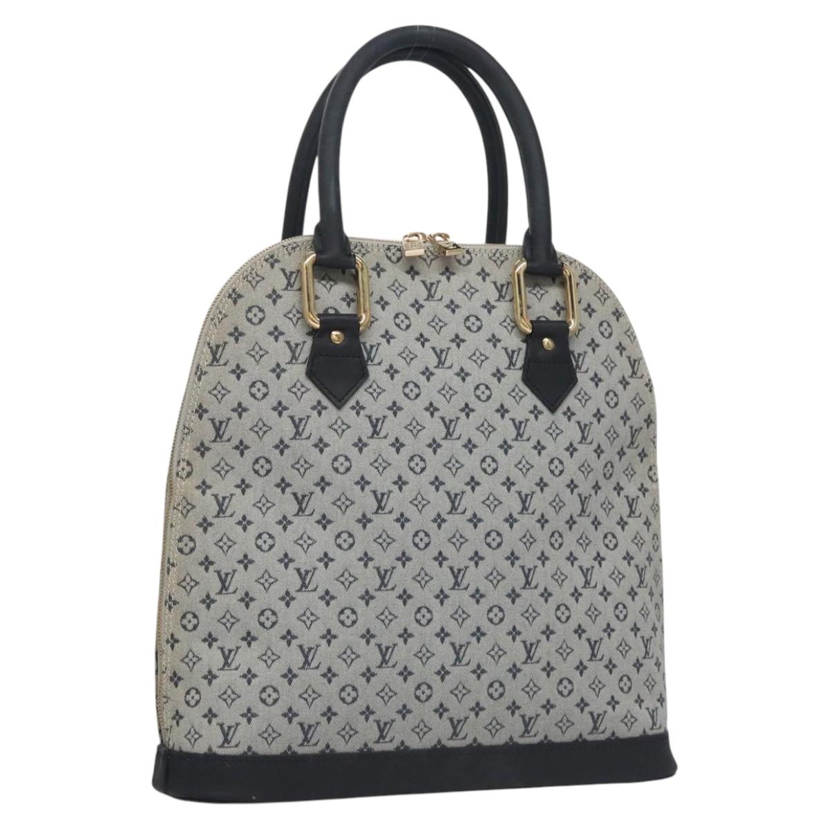 Louis Vuitton Alma, Grey, Canvas, handbag
