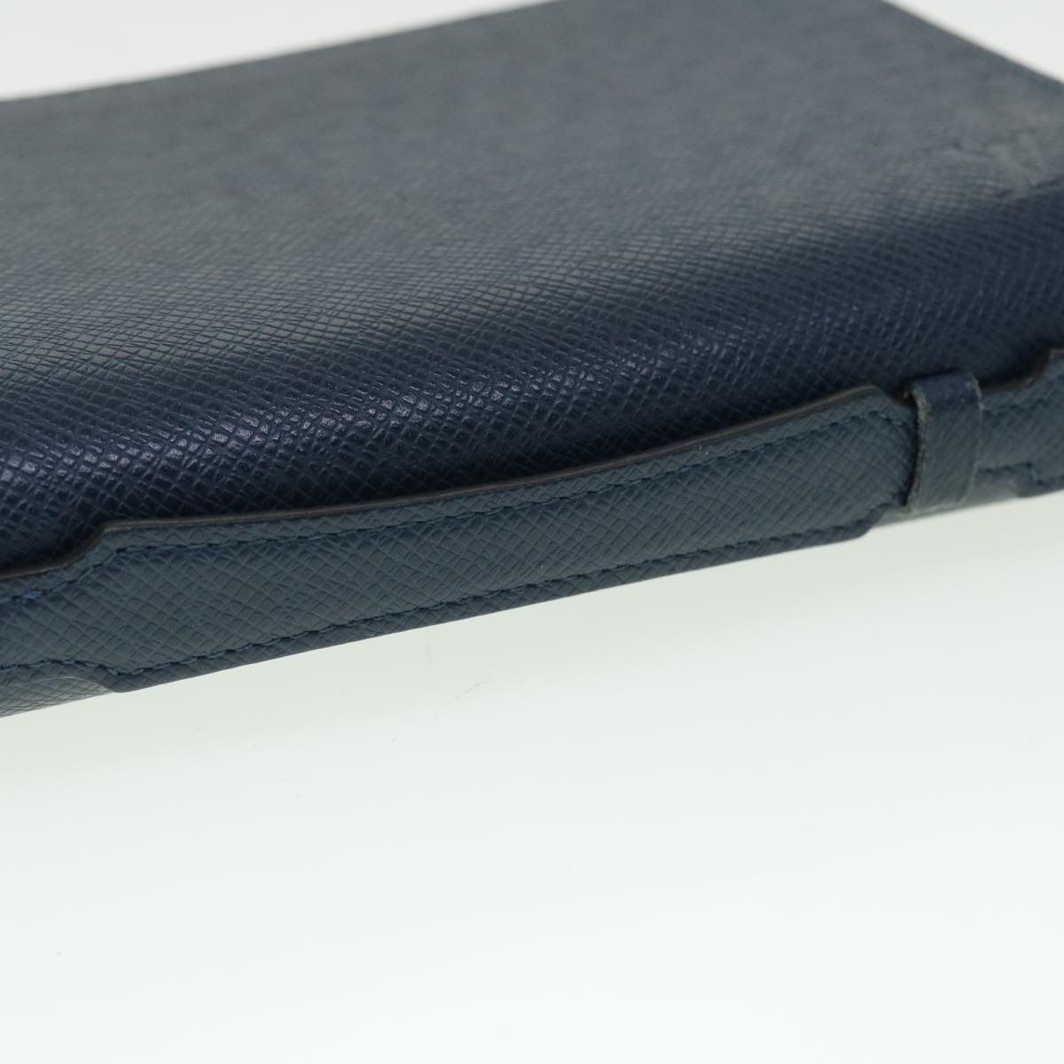 Louis Vuitton Zippy XL, Navy, Leather, wallet