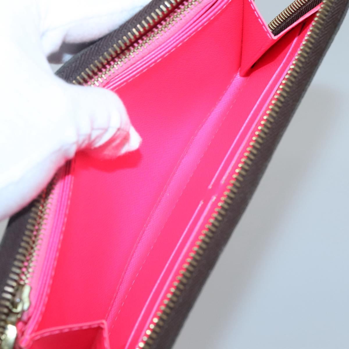 Louis Vuitton Zippy wallet, Pink, Canvas, wallet
