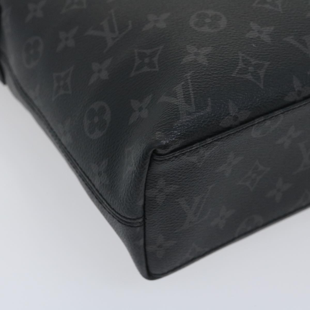 Louis Vuitton Explorer Tote Monogram Eclipse Canvas, BLACK, CANVAS, Tote bag