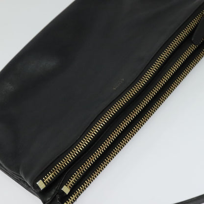 Céline Trio, Black, Leather, shoulder