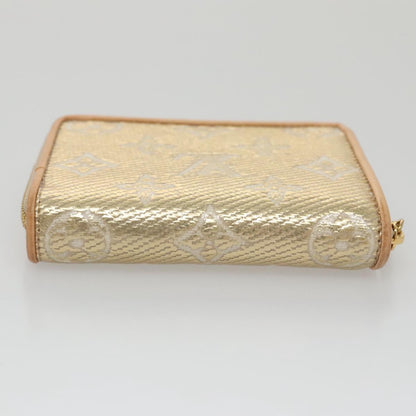 Louis Vuitton Zippy coin purse, Gold, Canvas, wallet