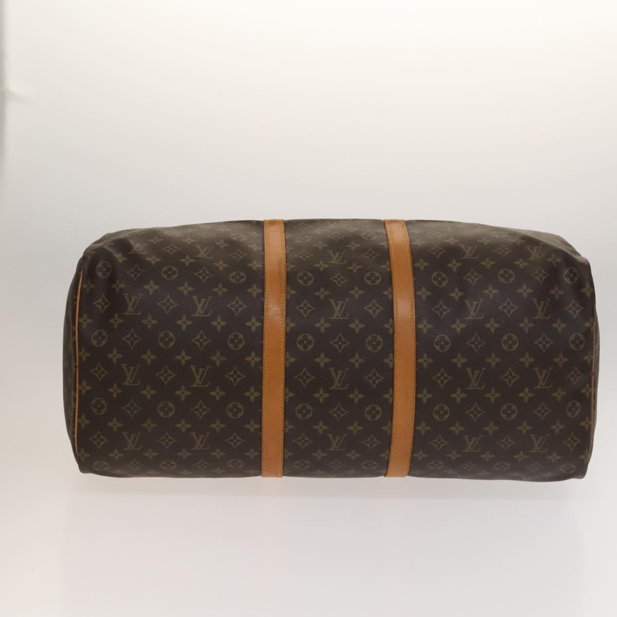 Louis Vuitton Keepall 60, Brown, Canvas, travel