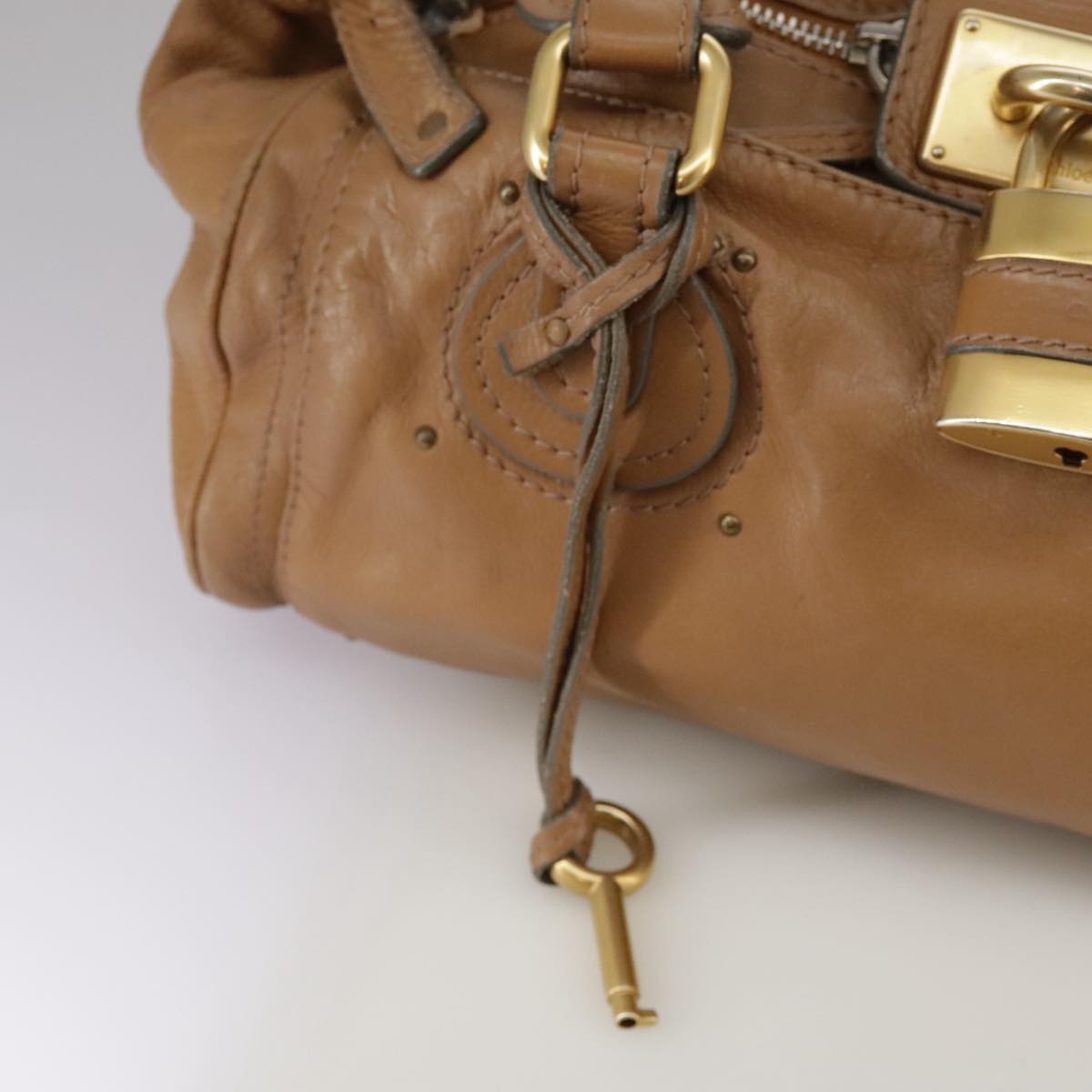 Chloé Paddington, Brown, Leather, handbag