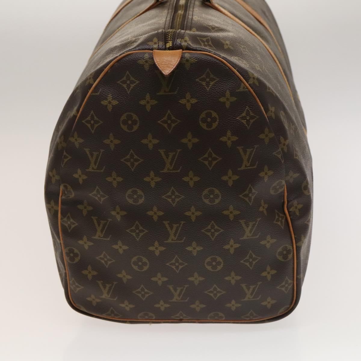 Louis Vuitton Keepall 60, Brown, Canvas, travel