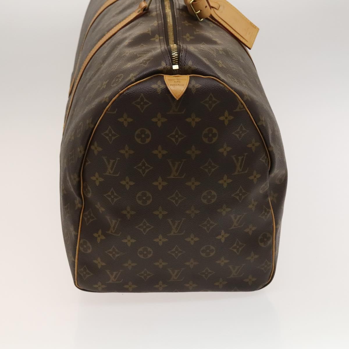 Louis Vuitton Keepall 60, Brown, Canvas, travel