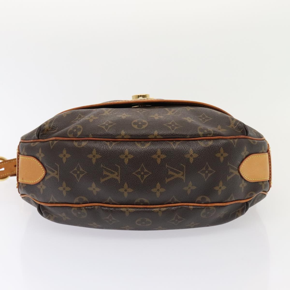 Louis Vuitton Tulum, Brown, Canvas, shoulder