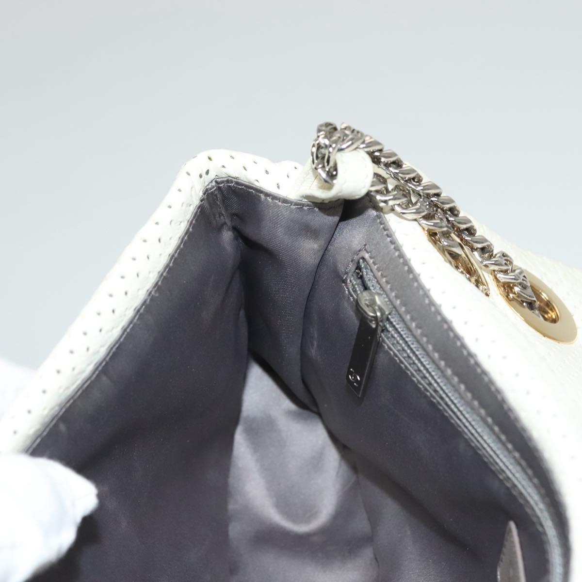 "Chanel 2,55", White, Leather, shoulder