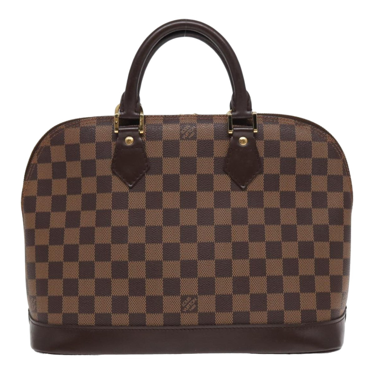 Louis Vuitton Alma, Brown, Canvas, handbag