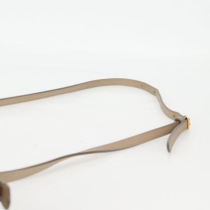 Céline Belt, Beige, Leather, handbag