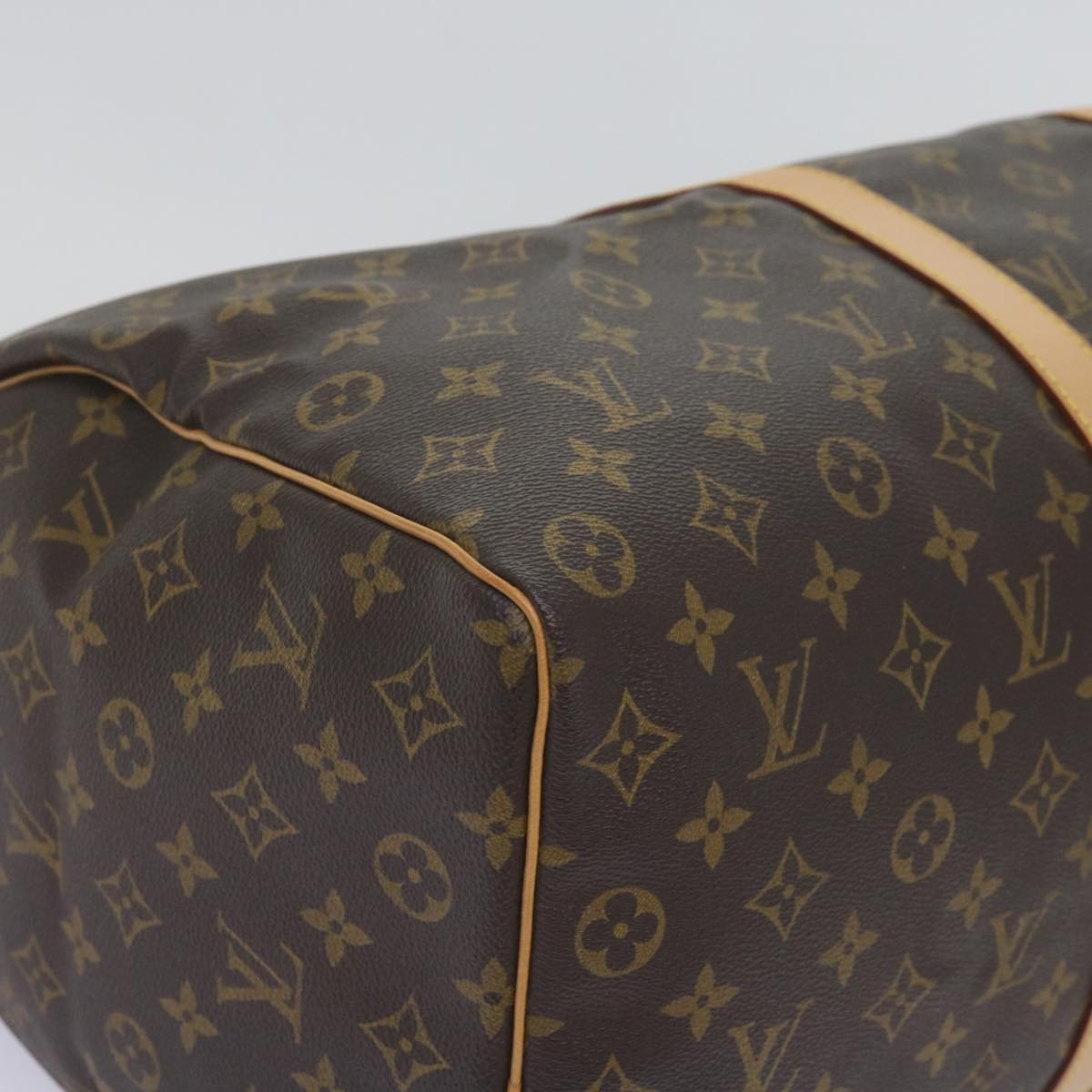 Louis Vuitton Keepall 50, Brown, Canvas, travel