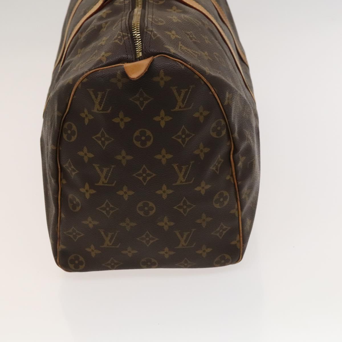 Louis Vuitton Keepall 45, Brown, Canvas, travel