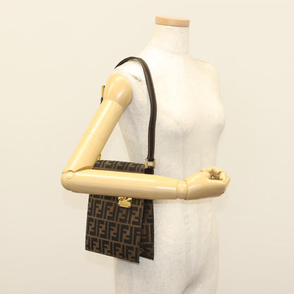 Fendi Zucca, "BEIGE, BROWN", Canvas, shoulder