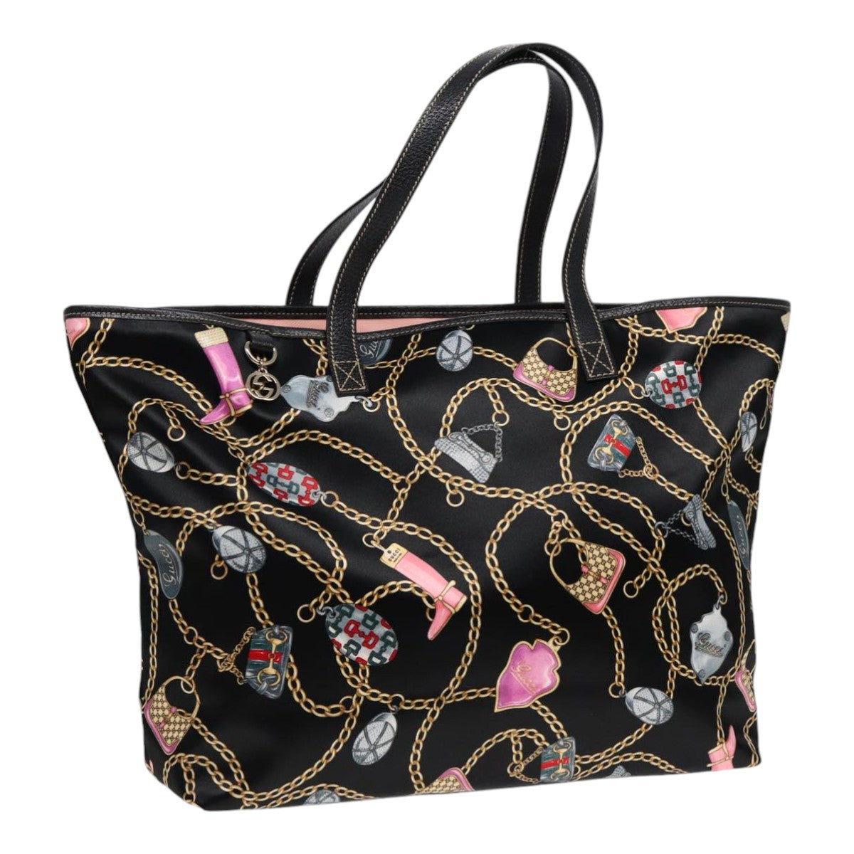 Gucci Gucci Print, Multicolour, Silk, tote