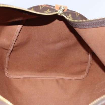 Louis Vuitton Keepall 55, Brown, Canvas, travel
