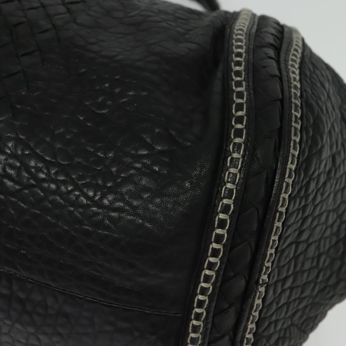 Bottega Veneta, Black, Leather, tote