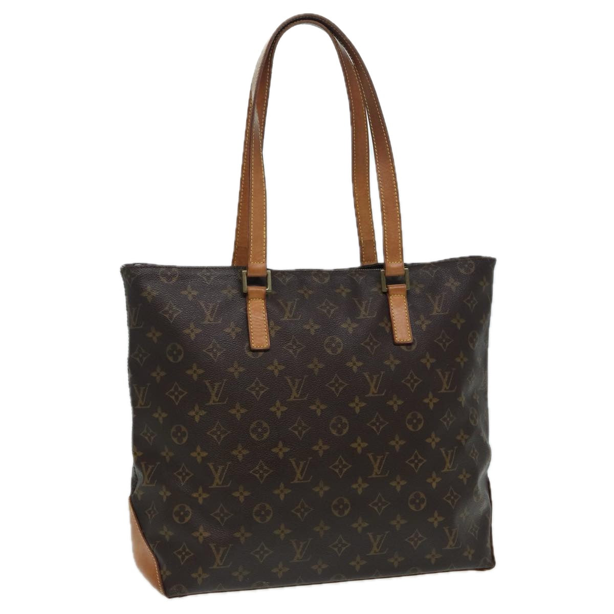 Louis Vuitton Mezzo, Brown, Canvas, tote