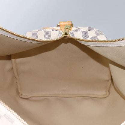Louis Vuitton Keepall Bandoulière 55, White, Canvas, travel