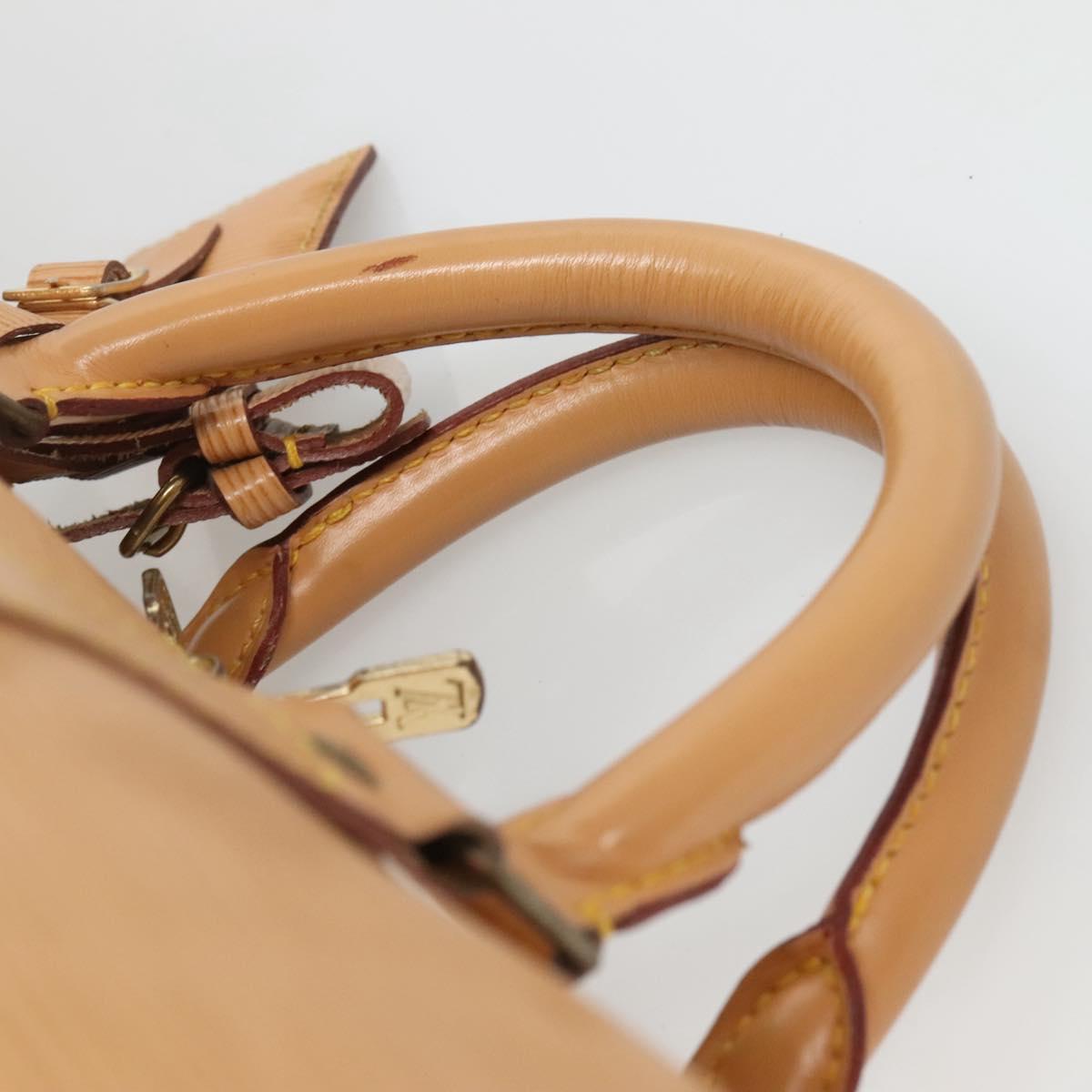 Louis Vuitton Keepall 50, Beige, Leather, travel