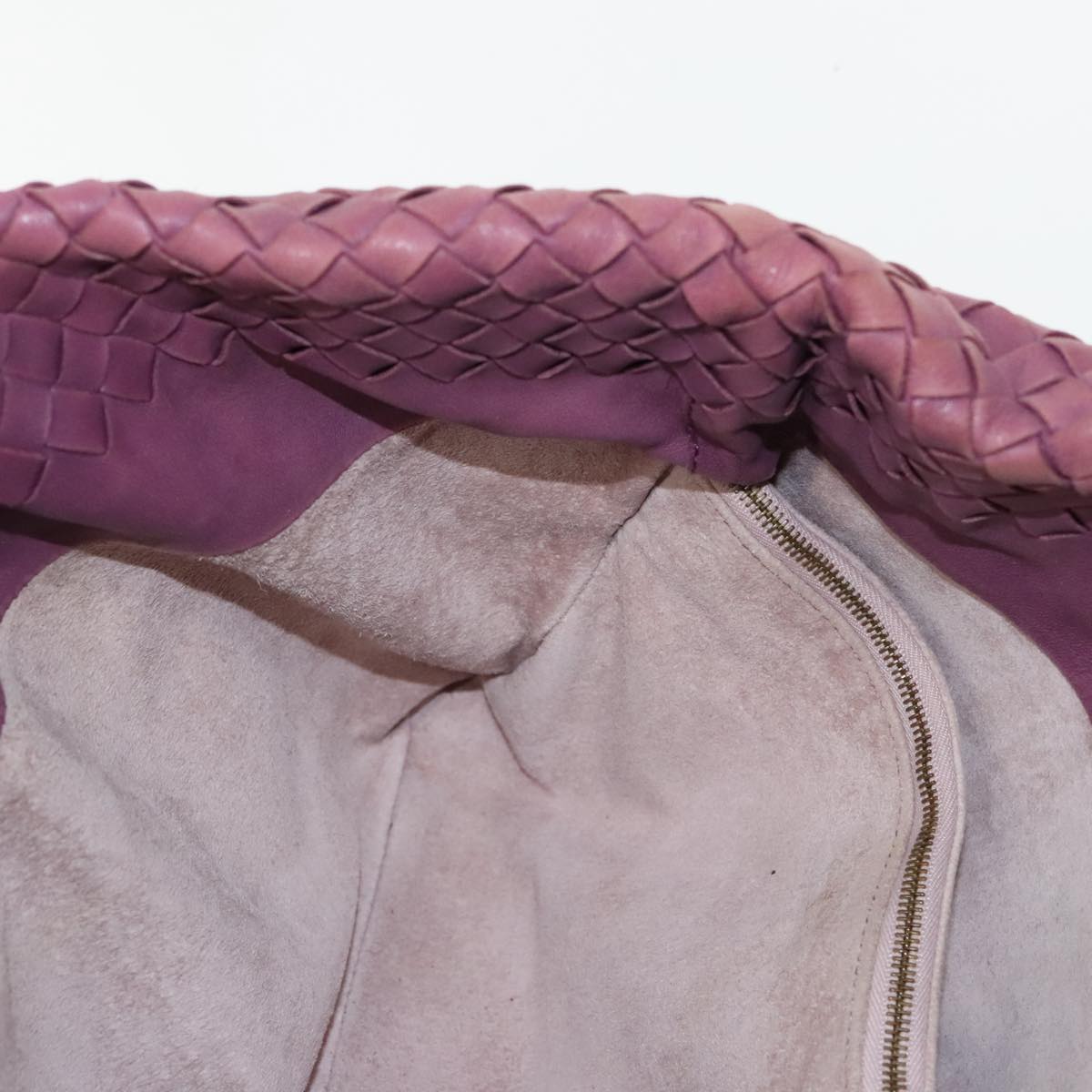 Bottega Veneta Intrecciato, Purple, Leather, tote