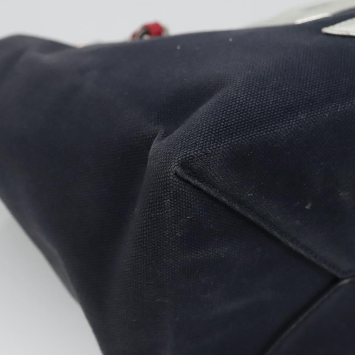 Chanel Numero 5, Navy, Canvas, shoulder
