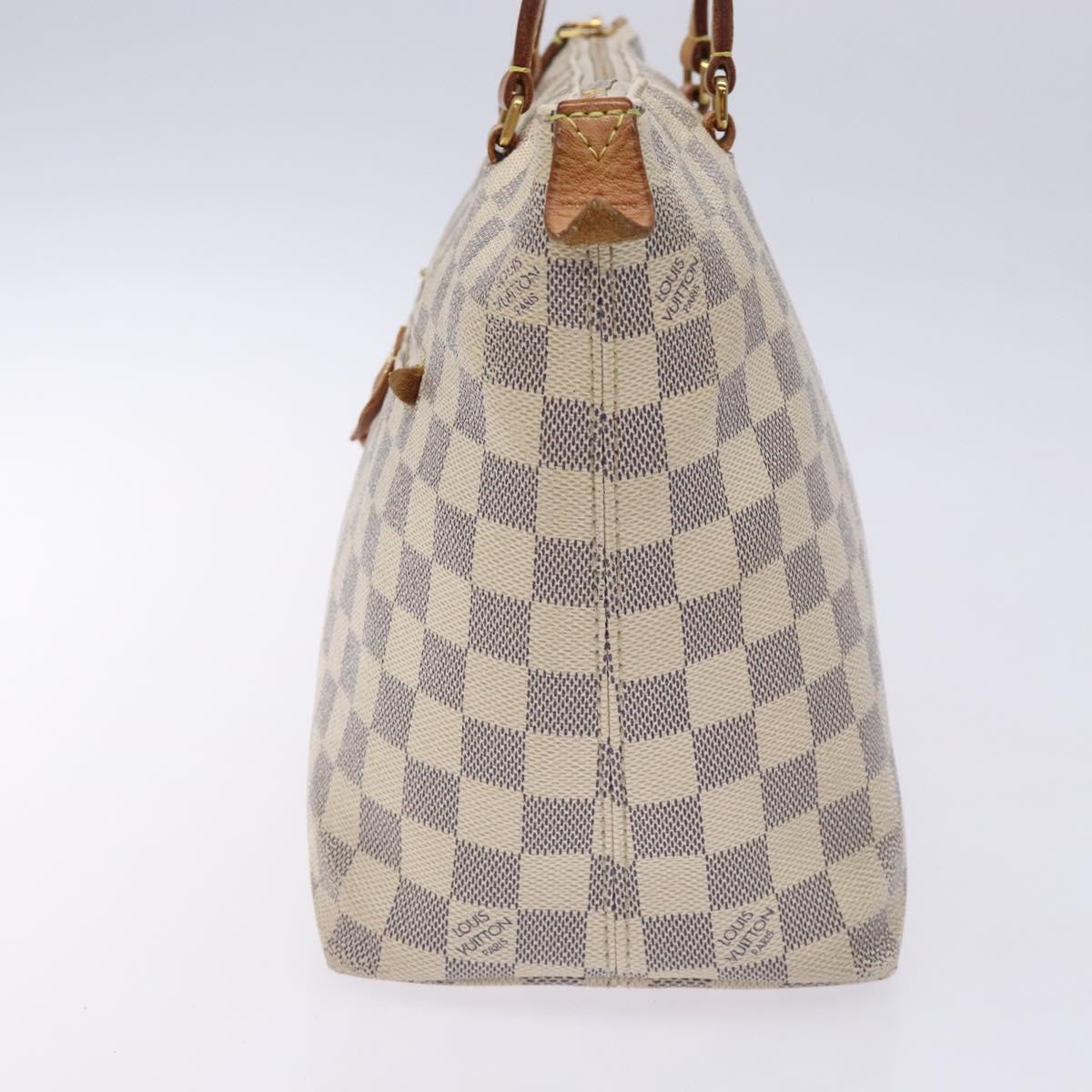 Louis Vuitton Lena PM, White, Canvas, shoulder