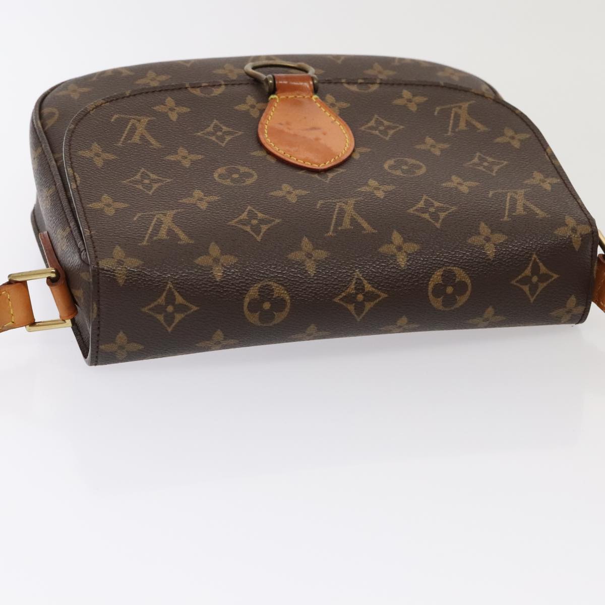 Louis Vuitton Saint Cloud, Brown, Canvas, shoulder