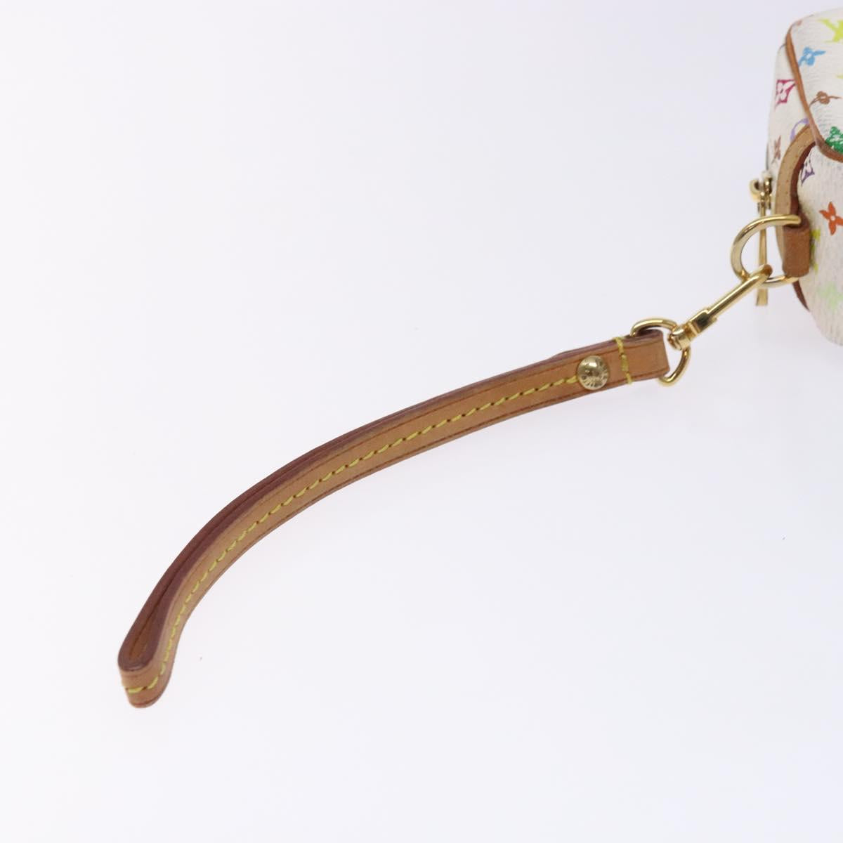 Louis Vuitton Wapity, White, Canvas, clutch
