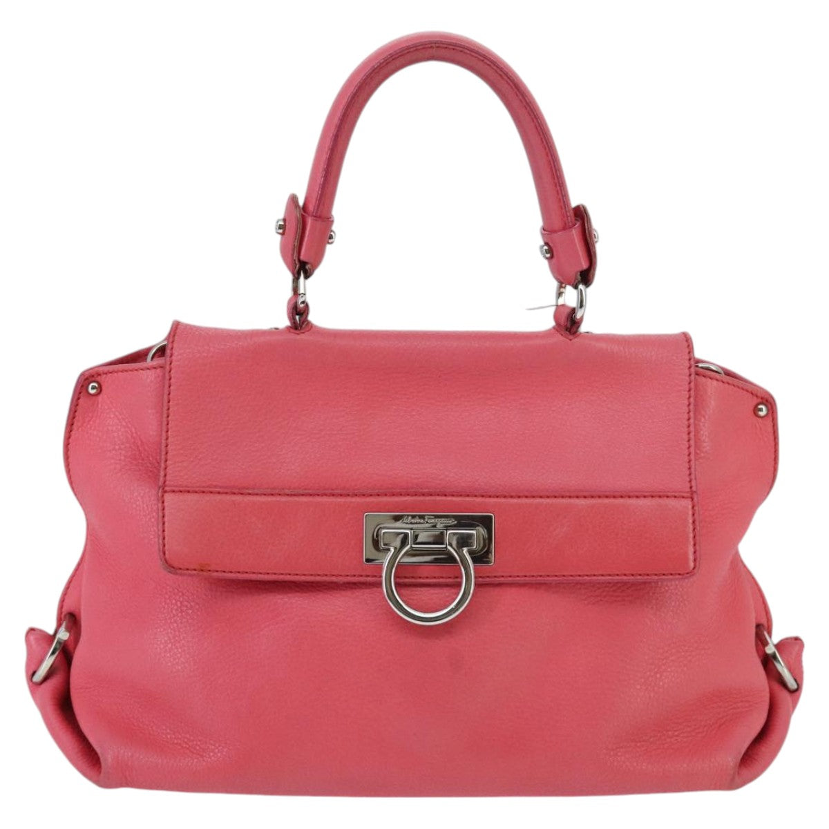 Salvatore Ferragamo Sofia, Pink, Leather, handbag