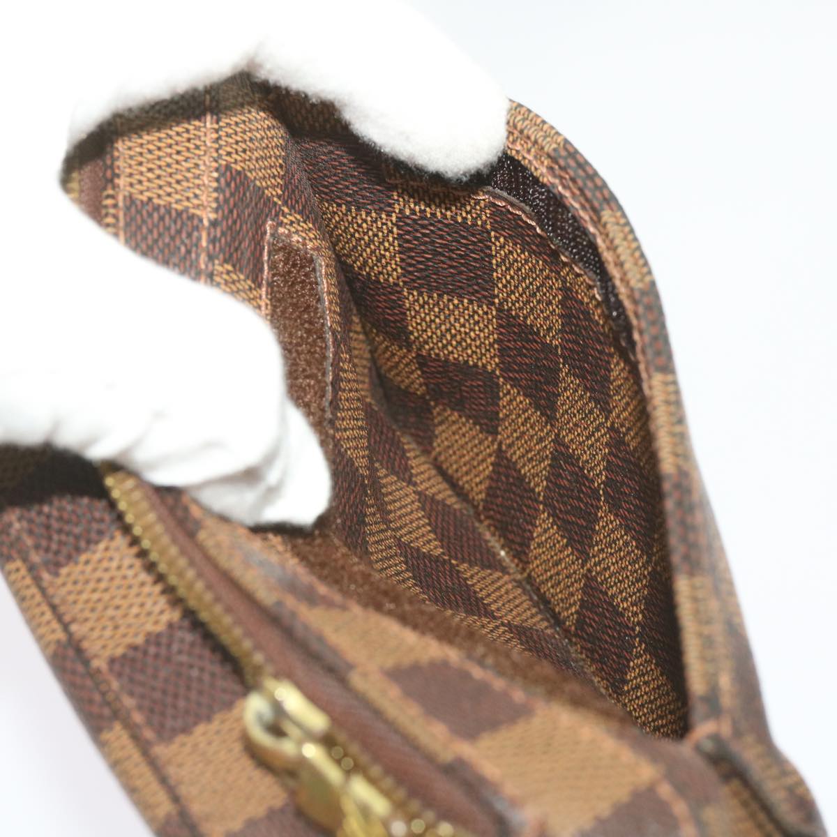 Louis Vuitton Geronimos, Brown, Canvas, shoulder