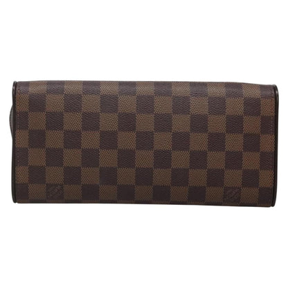Louis Vuitton Twin, Brown, Canvas, shoulder