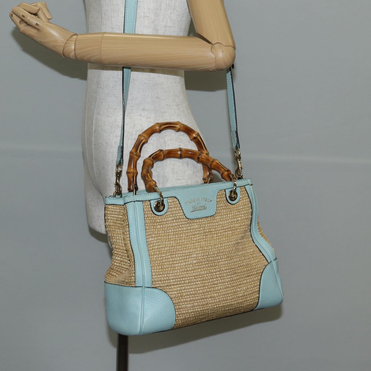 Gucci Bamboo, Beige, Leather, tote