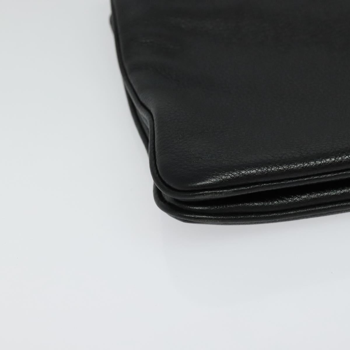 Prada Double, Black, Leather, shoulder