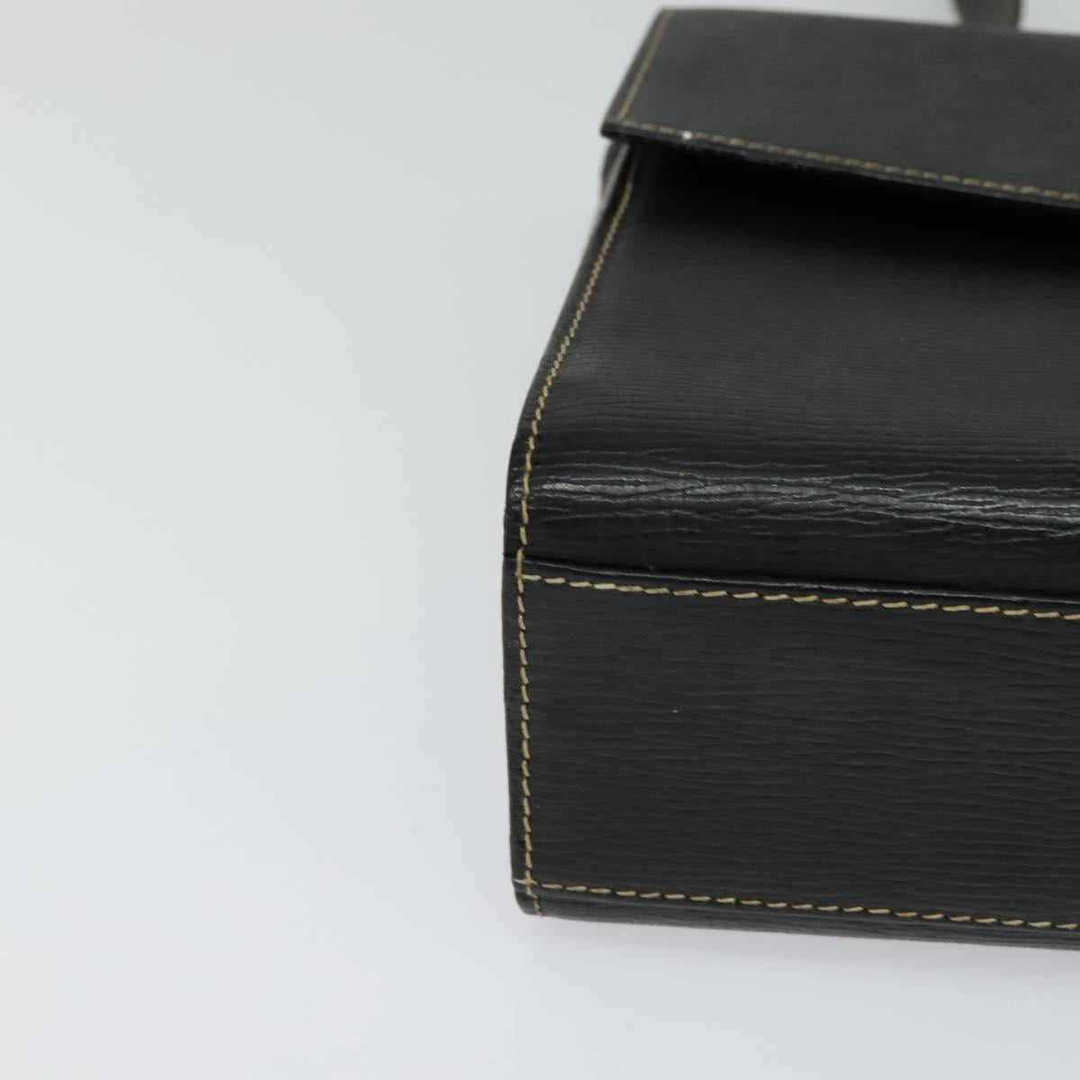 Céline Triomphe Vintage, Black, Leather, shoulder