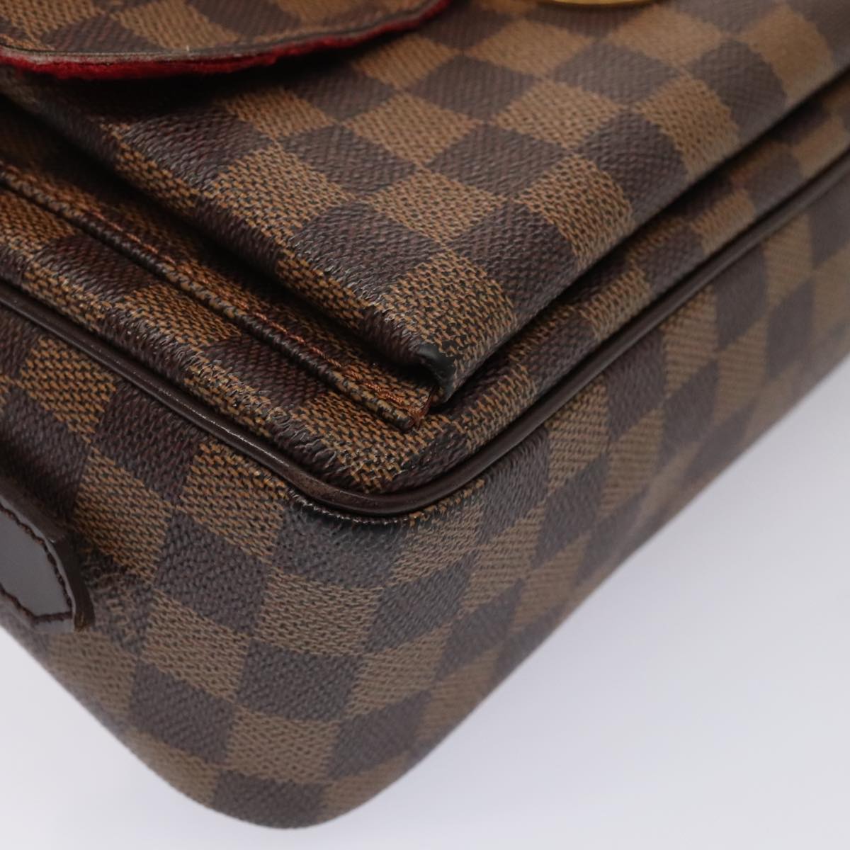 Louis Vuitton Ravello GM, Brown, Canvas, shoulder