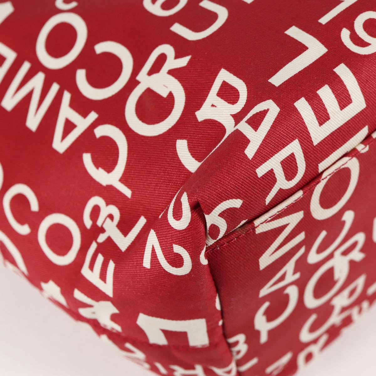 Chanel By sea, Red, Canvas, tote