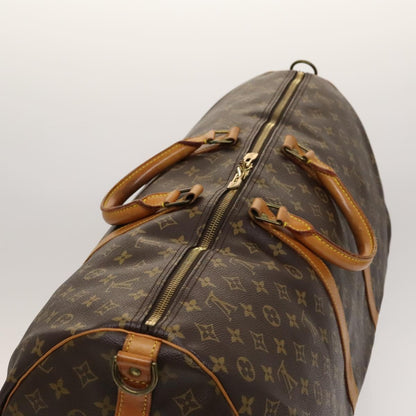 Louis Vuitton Keepall Bandoulière 60, Brown, Canvas, travel