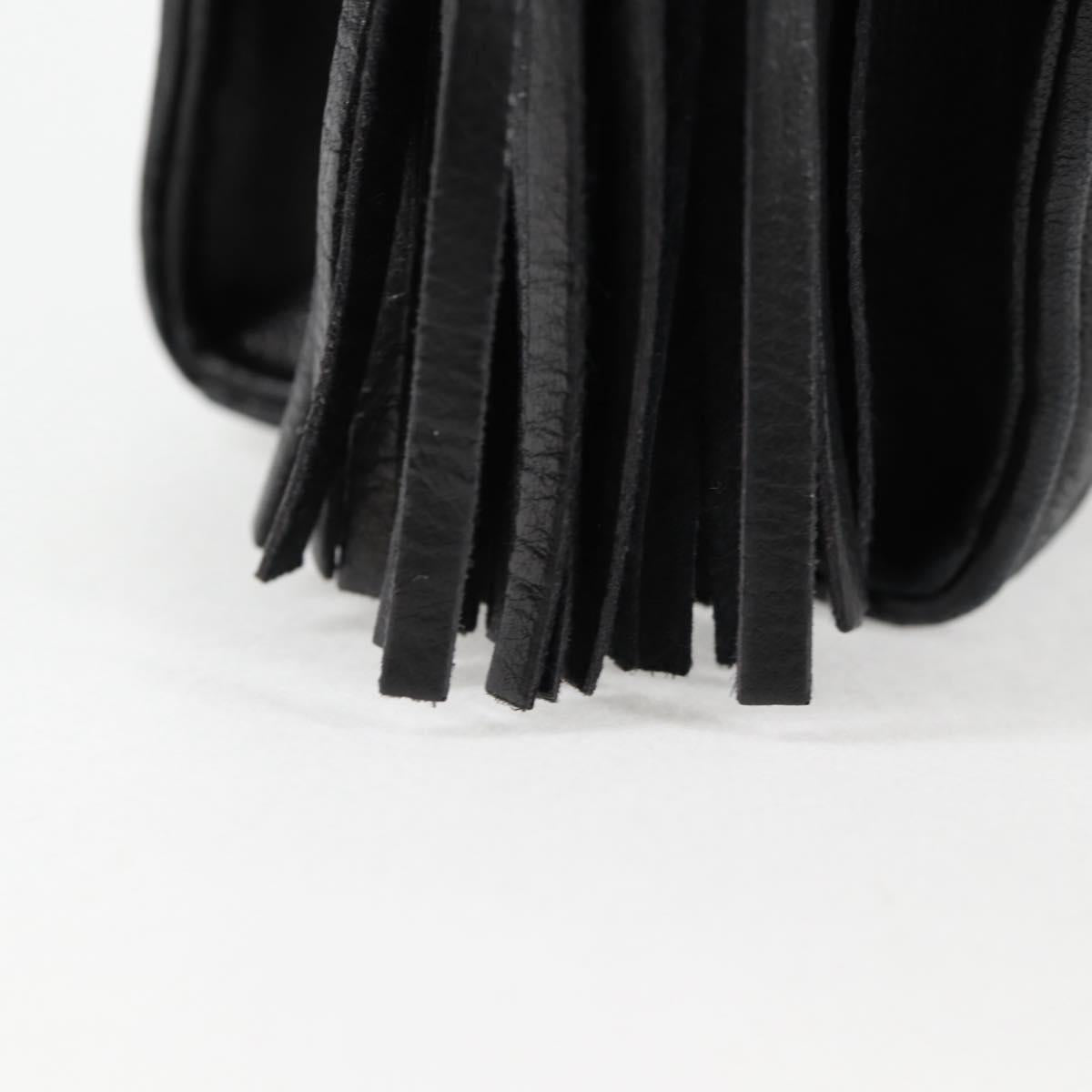 Chanel Coco Mark, Black, Leather, shoulder