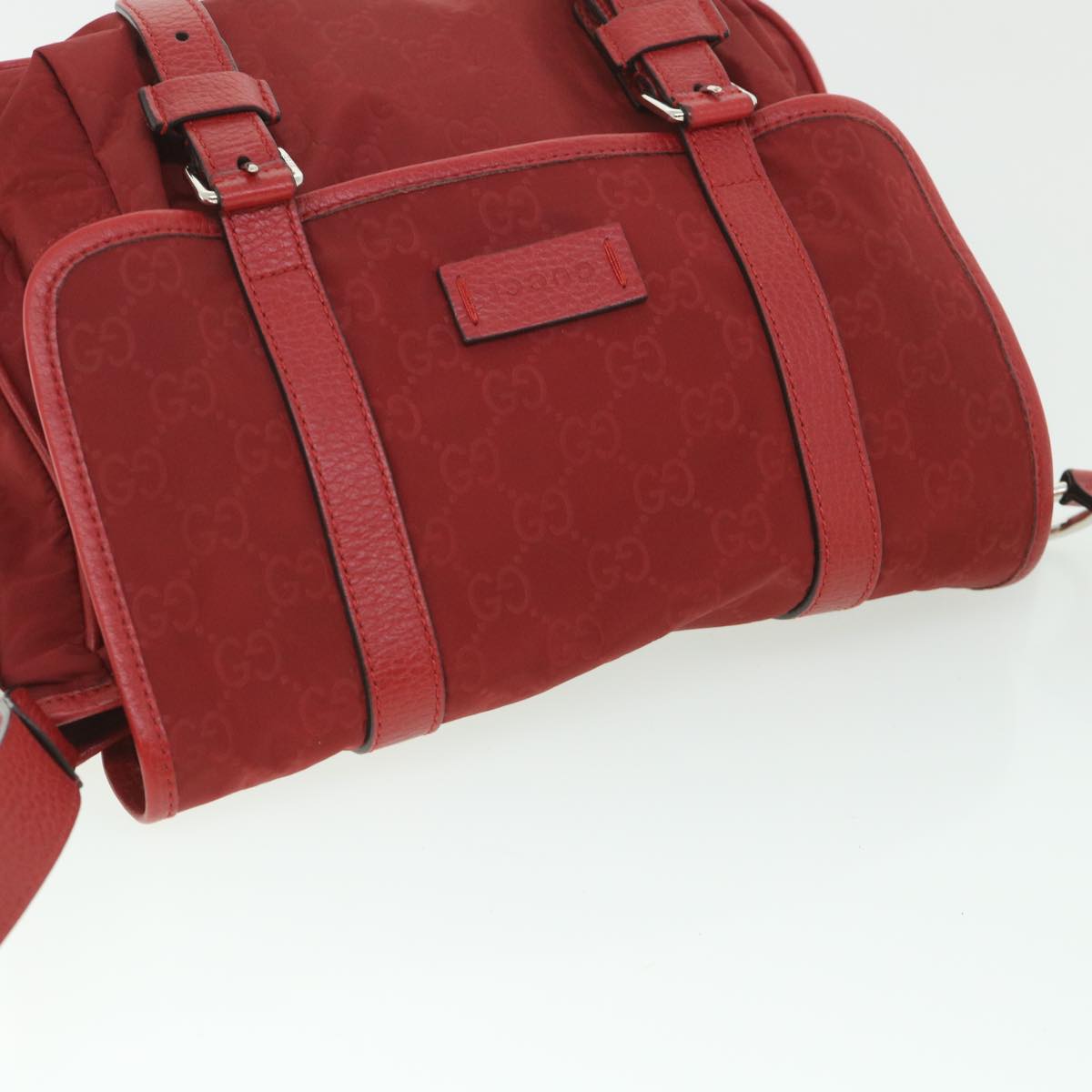 Gucci --, Red, Canvas, shoulder