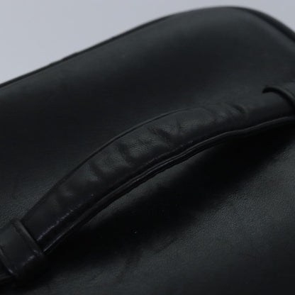 Chanel Vanity, Black, Leather, clutch