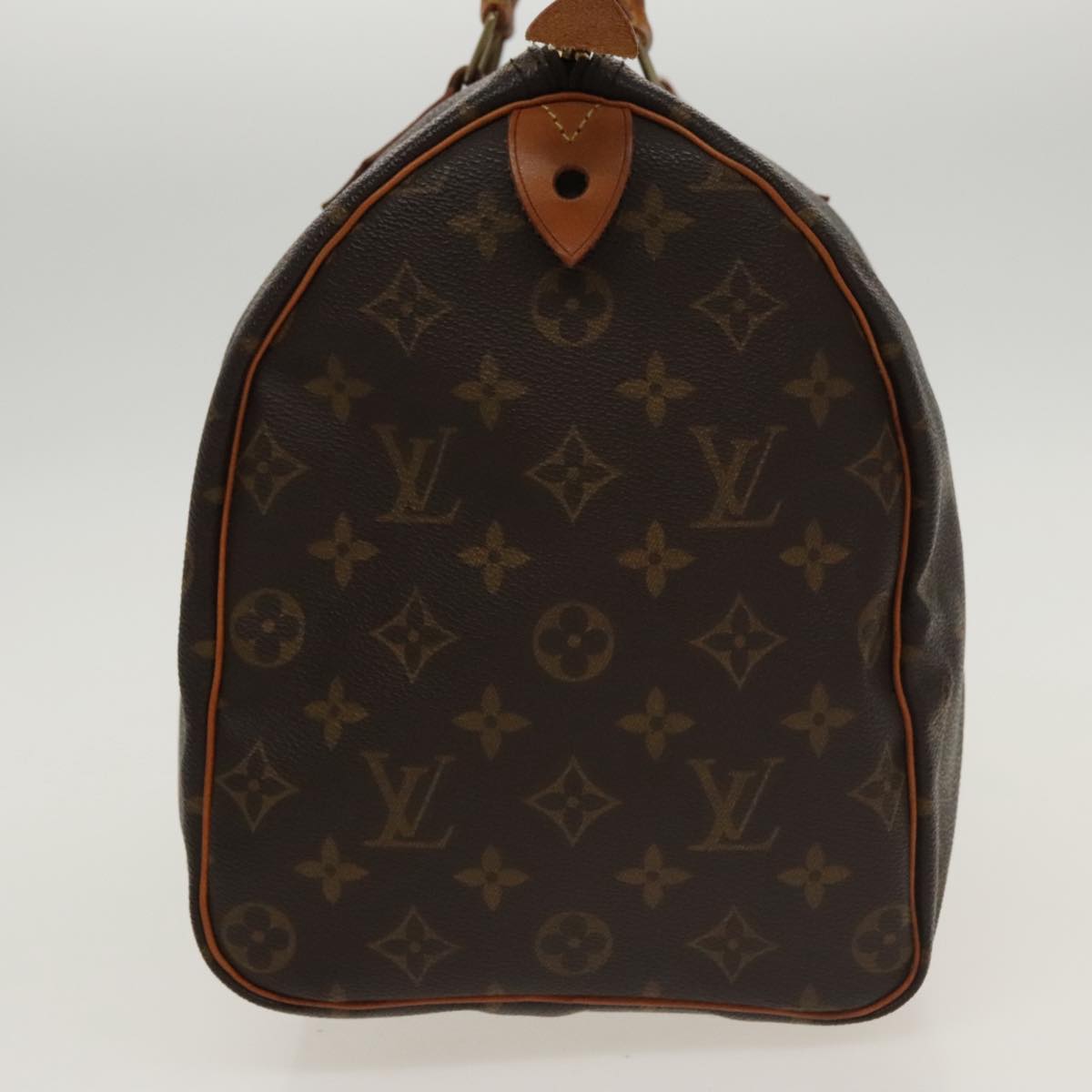 Louis Vuitton Speedy 35, Brown, Canvas, handbag