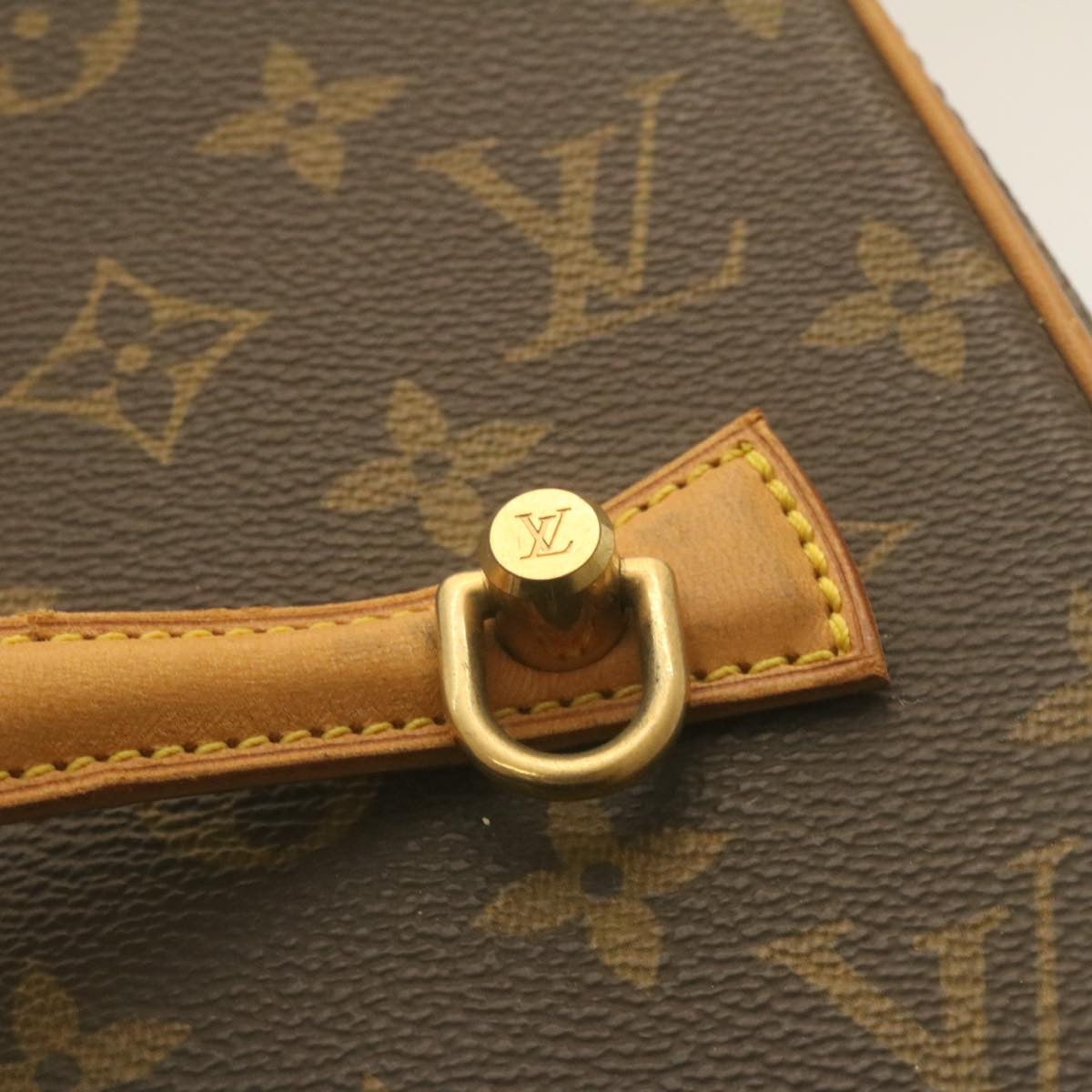 Louis Vuitton Vanity, Brown, Canvas, shoulder