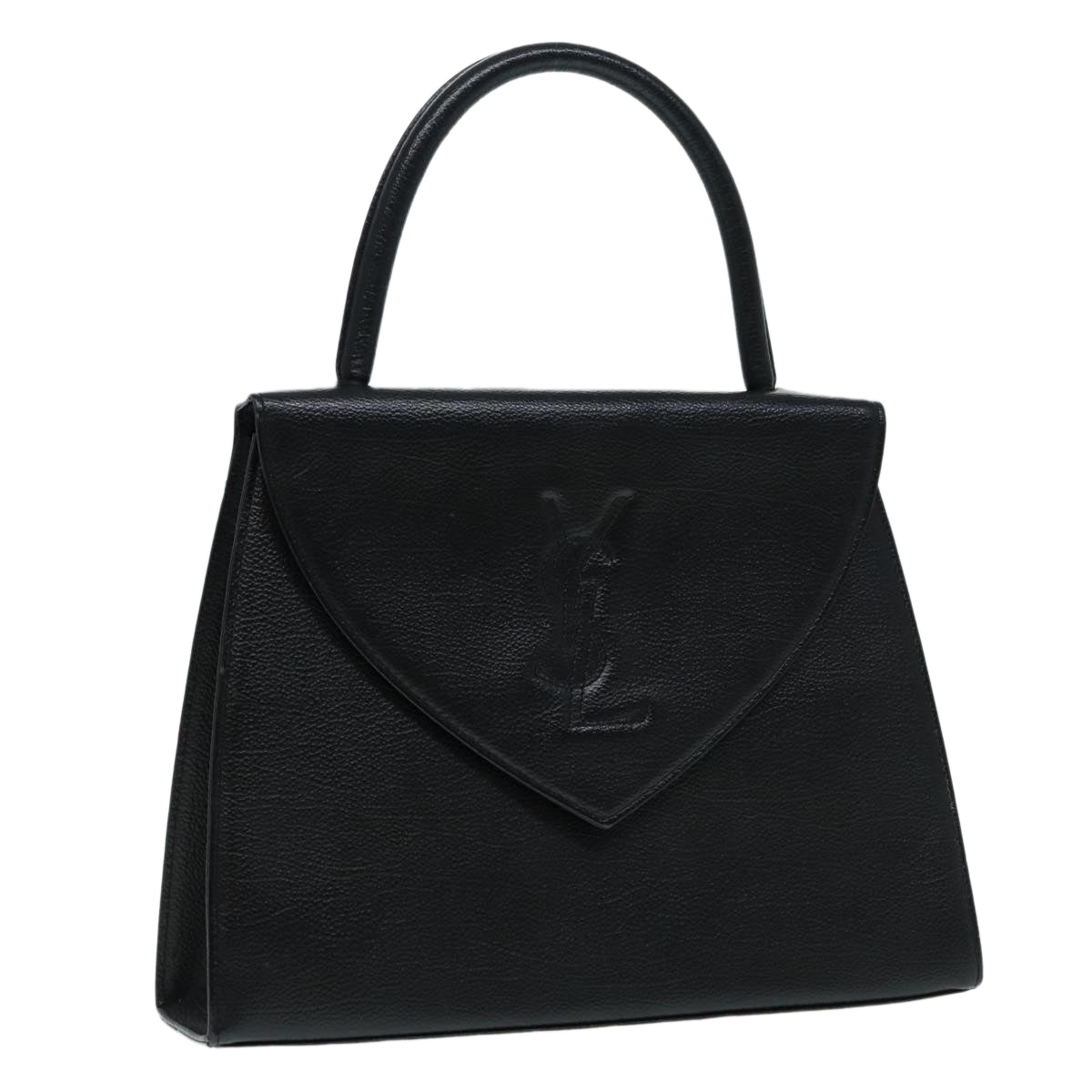 Yves Saint Laurent, Black, Leather, handbag