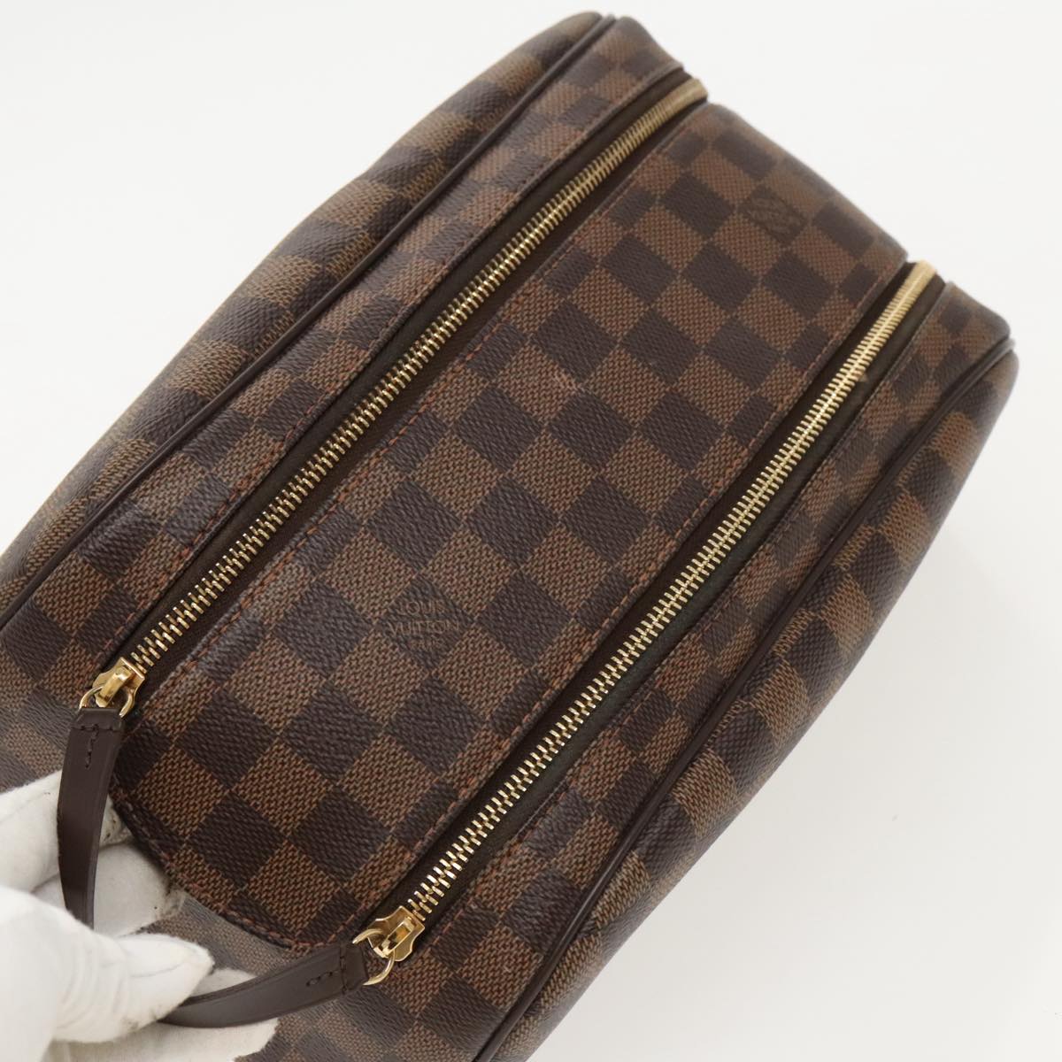 Louis Vuitton Trousse de Toilette, Brown, Canvas, clutch