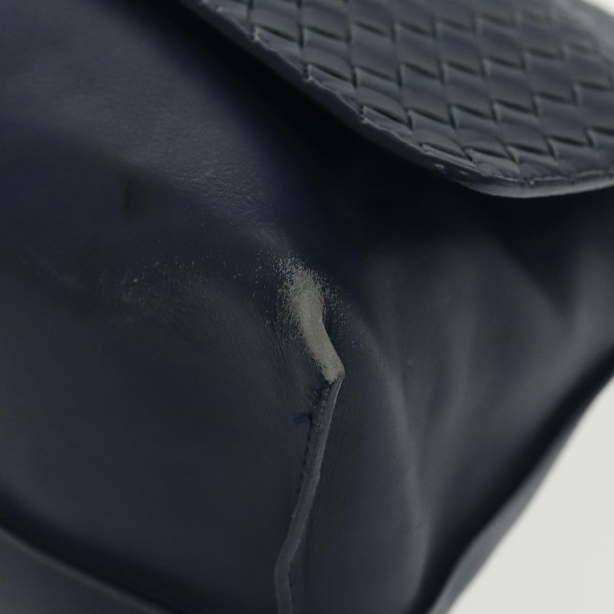 Bottega Veneta Intrecciato, Navy, Leather, shoulder