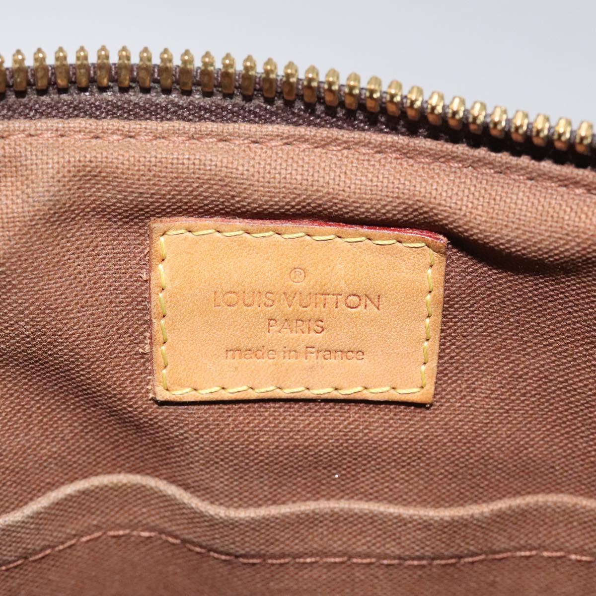 Louis Vuitton Palermo, Brown, Canvas, tote