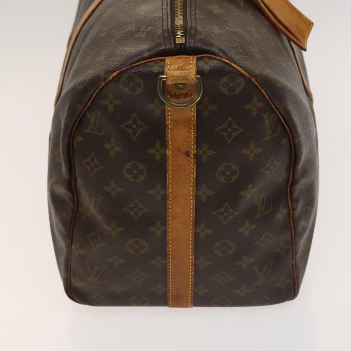 Louis Vuitton Keepall Bandouliere 50, Brown, Canvas, travel
