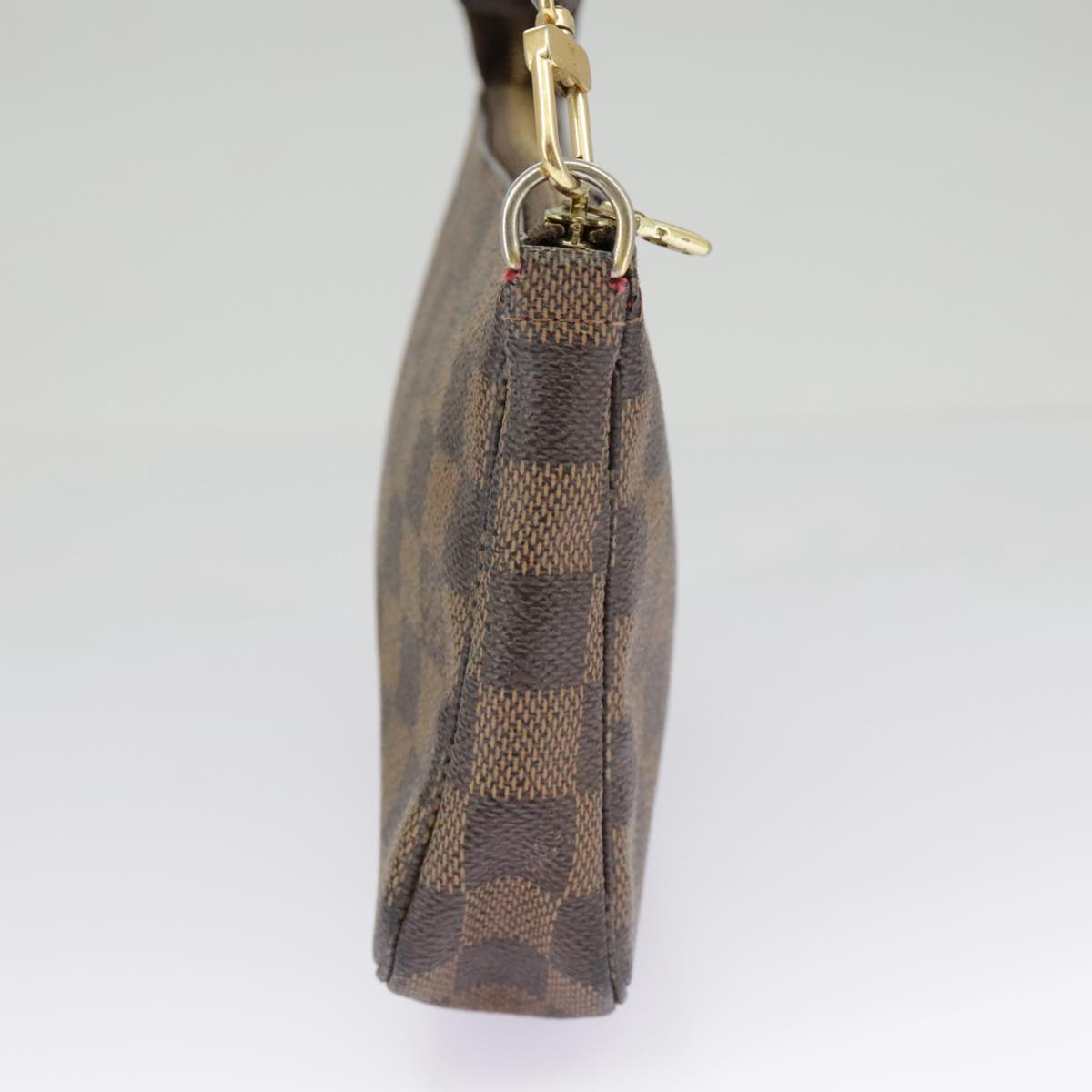 Louis Vuitton Pochette Accessoire, Brown, Canvas, clutch