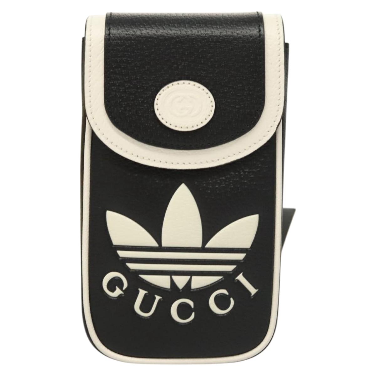 Gucci, Black, Leather, shoulder